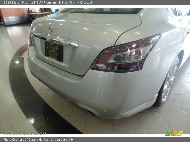 Brilliant Silver / Charcoal 2014 Nissan Maxima 3.5 SV Premium