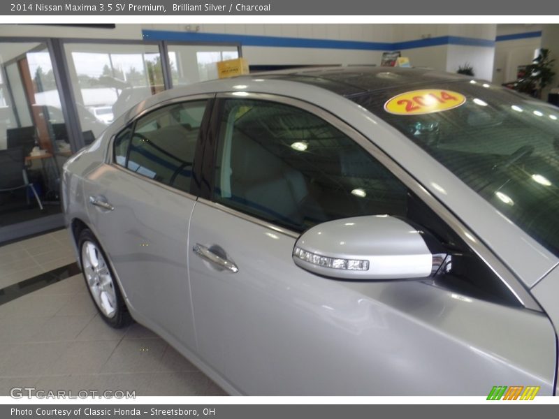 Brilliant Silver / Charcoal 2014 Nissan Maxima 3.5 SV Premium