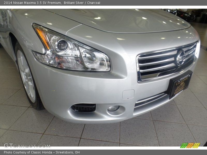 Brilliant Silver / Charcoal 2014 Nissan Maxima 3.5 SV Premium