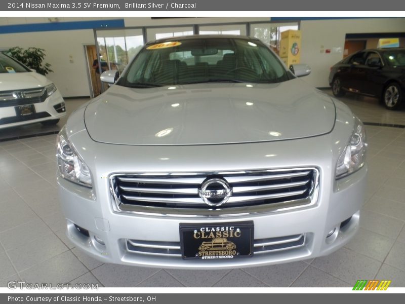 Brilliant Silver / Charcoal 2014 Nissan Maxima 3.5 SV Premium