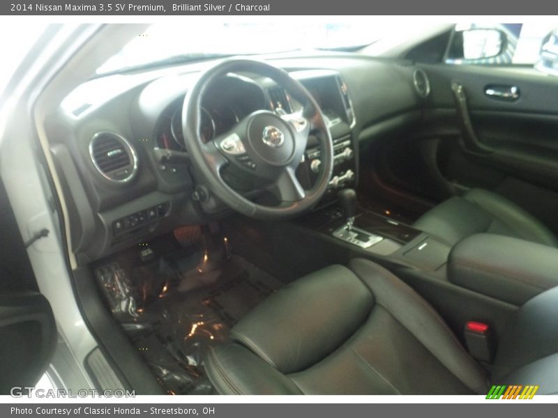 Brilliant Silver / Charcoal 2014 Nissan Maxima 3.5 SV Premium