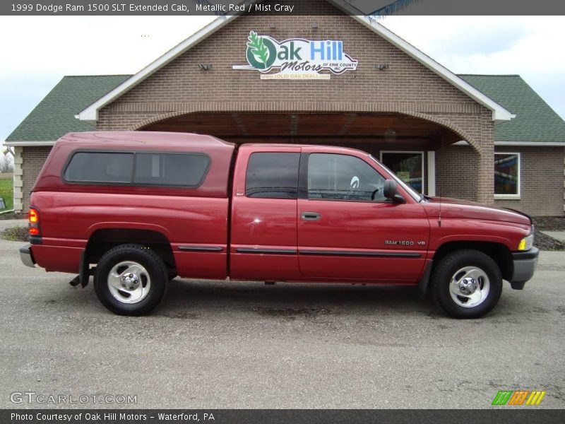 Metallic Red / Mist Gray 1999 Dodge Ram 1500 SLT Extended Cab