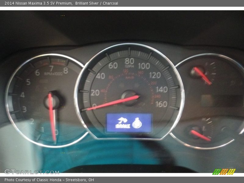 Brilliant Silver / Charcoal 2014 Nissan Maxima 3.5 SV Premium
