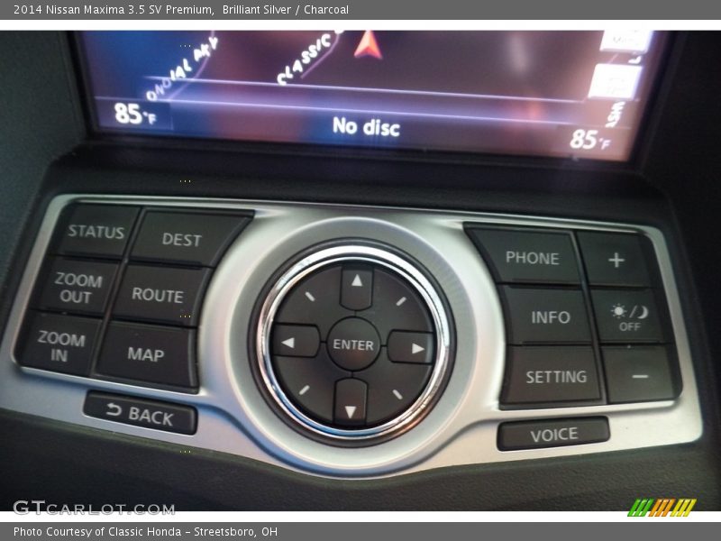 Brilliant Silver / Charcoal 2014 Nissan Maxima 3.5 SV Premium