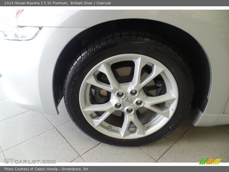 Brilliant Silver / Charcoal 2014 Nissan Maxima 3.5 SV Premium