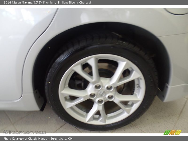 Brilliant Silver / Charcoal 2014 Nissan Maxima 3.5 SV Premium