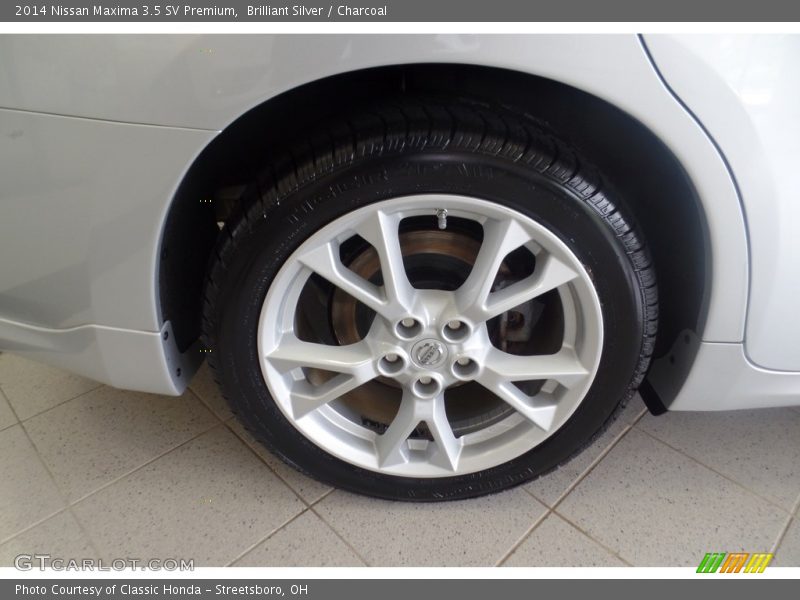 Brilliant Silver / Charcoal 2014 Nissan Maxima 3.5 SV Premium