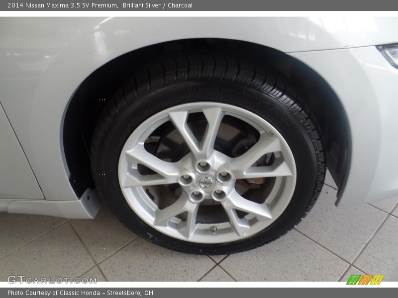 Brilliant Silver / Charcoal 2014 Nissan Maxima 3.5 SV Premium