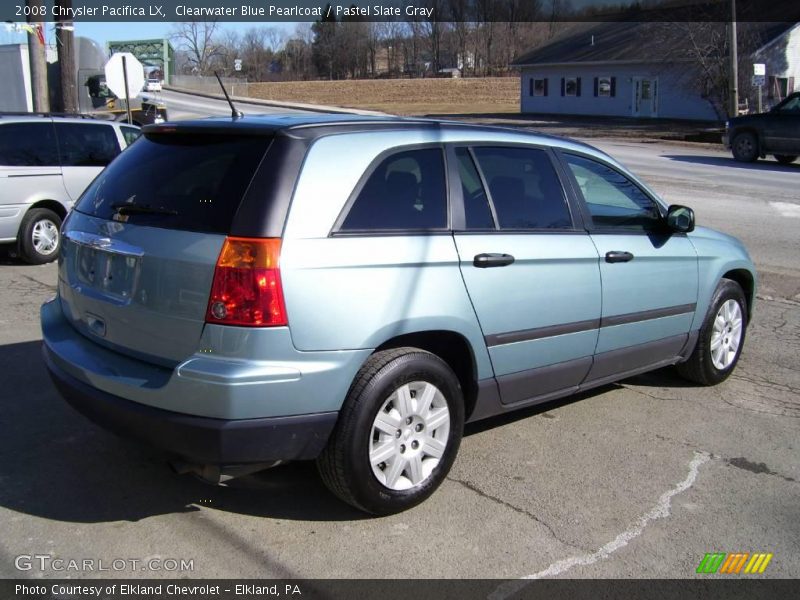 Clearwater Blue Pearlcoat / Pastel Slate Gray 2008 Chrysler Pacifica LX
