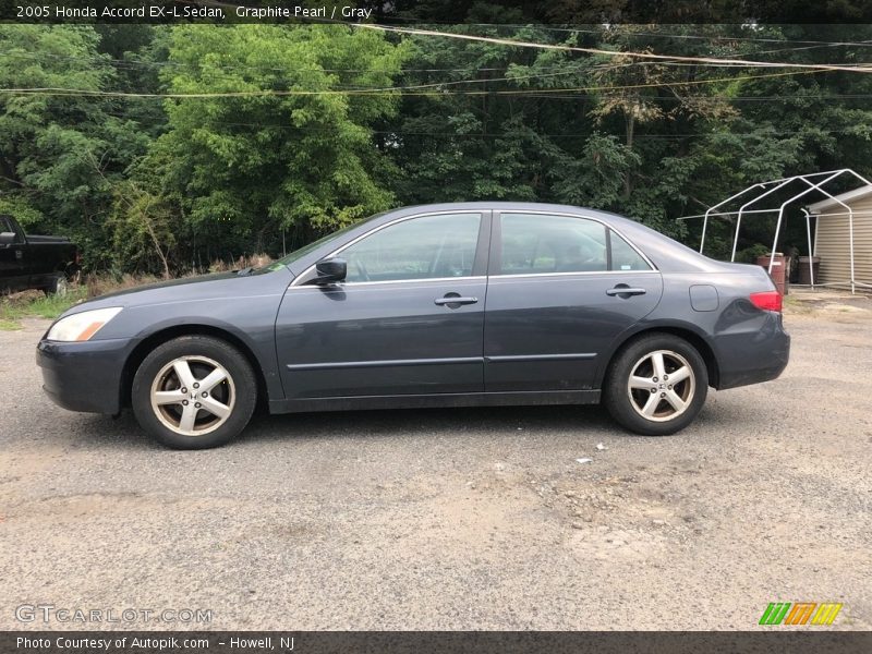 Graphite Pearl / Gray 2005 Honda Accord EX-L Sedan