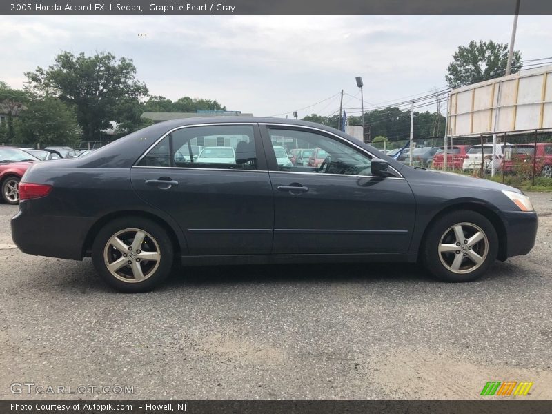 Graphite Pearl / Gray 2005 Honda Accord EX-L Sedan