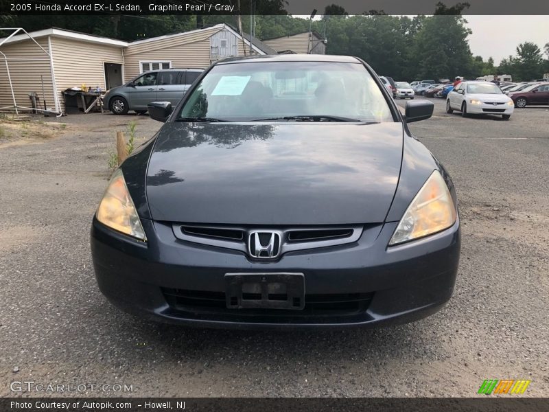 Graphite Pearl / Gray 2005 Honda Accord EX-L Sedan