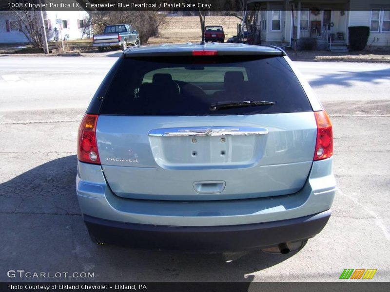 Clearwater Blue Pearlcoat / Pastel Slate Gray 2008 Chrysler Pacifica LX