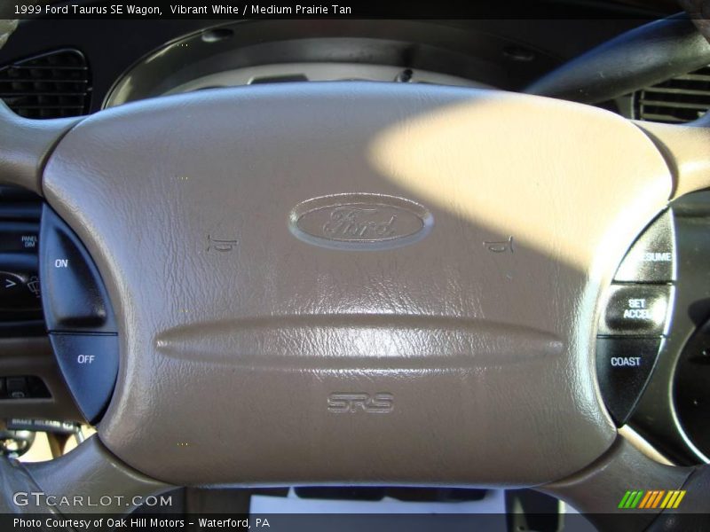 Vibrant White / Medium Prairie Tan 1999 Ford Taurus SE Wagon