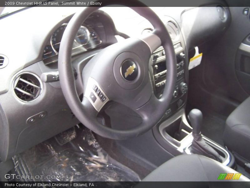 Summit White / Ebony 2009 Chevrolet HHR LS Panel