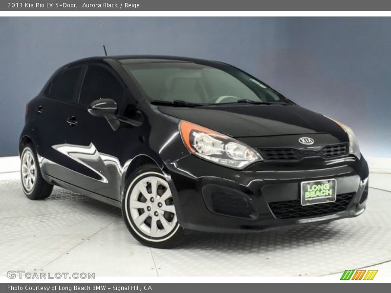 Aurora Black / Beige 2013 Kia Rio LX 5-Door