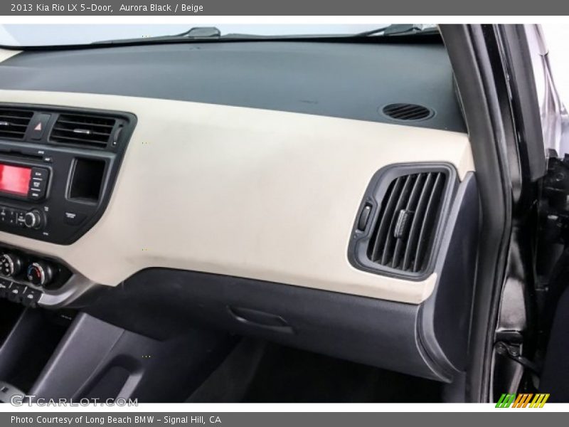 Aurora Black / Beige 2013 Kia Rio LX 5-Door