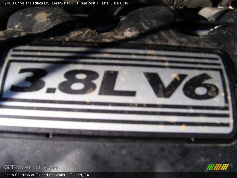Clearwater Blue Pearlcoat / Pastel Slate Gray 2008 Chrysler Pacifica LX