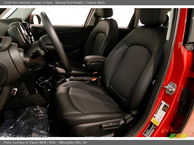 Blazing Red Metallic / Carbon Black 2018 Mini Hardtop Cooper 4 Door