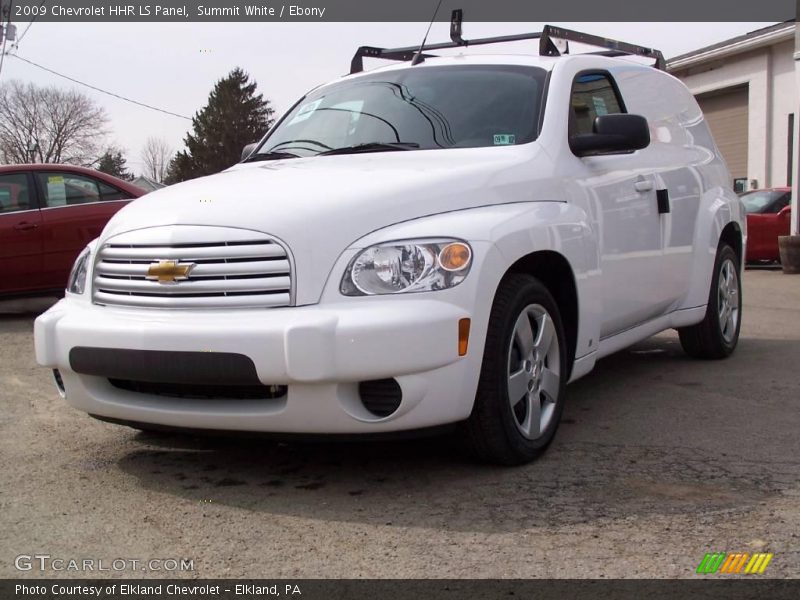 Summit White / Ebony 2009 Chevrolet HHR LS Panel