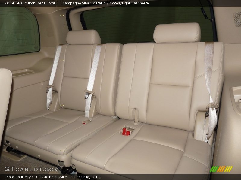 Champagne Silver Metallic / Cocoa/Light Cashmere 2014 GMC Yukon Denali AWD