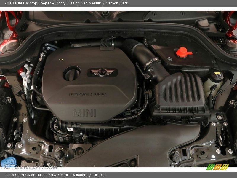Blazing Red Metallic / Carbon Black 2018 Mini Hardtop Cooper 4 Door