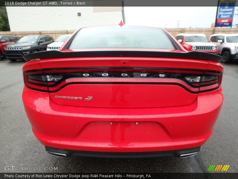 Torred / Black 2018 Dodge Charger GT AWD
