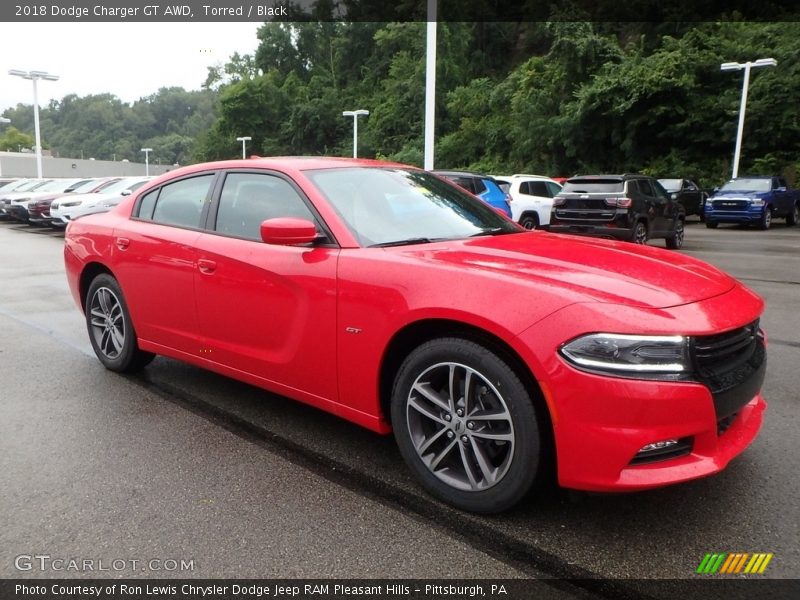 Torred / Black 2018 Dodge Charger GT AWD