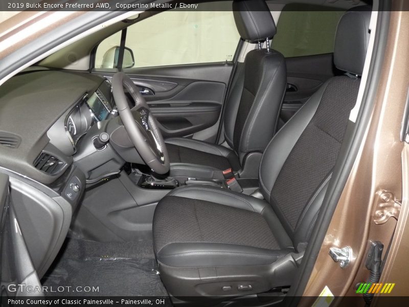 Front Seat of 2019 Encore Preferred AWD