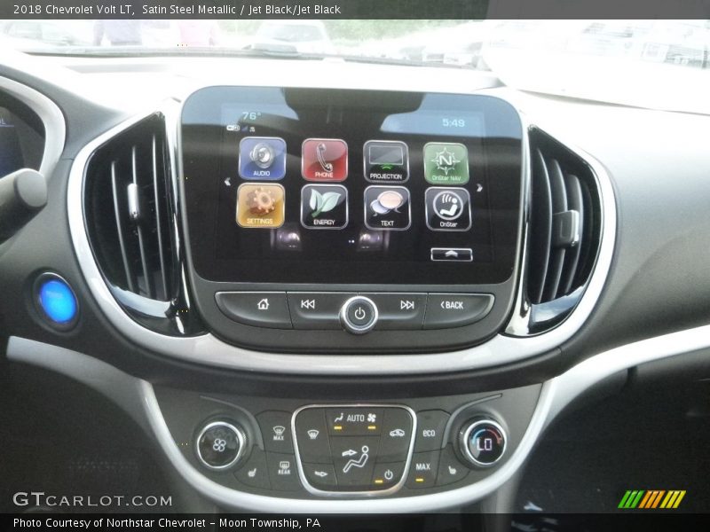 Satin Steel Metallic / Jet Black/Jet Black 2018 Chevrolet Volt LT