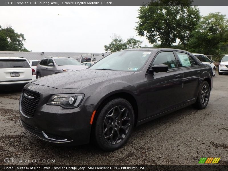 Granite Crystal Metallic / Black 2018 Chrysler 300 Touring AWD