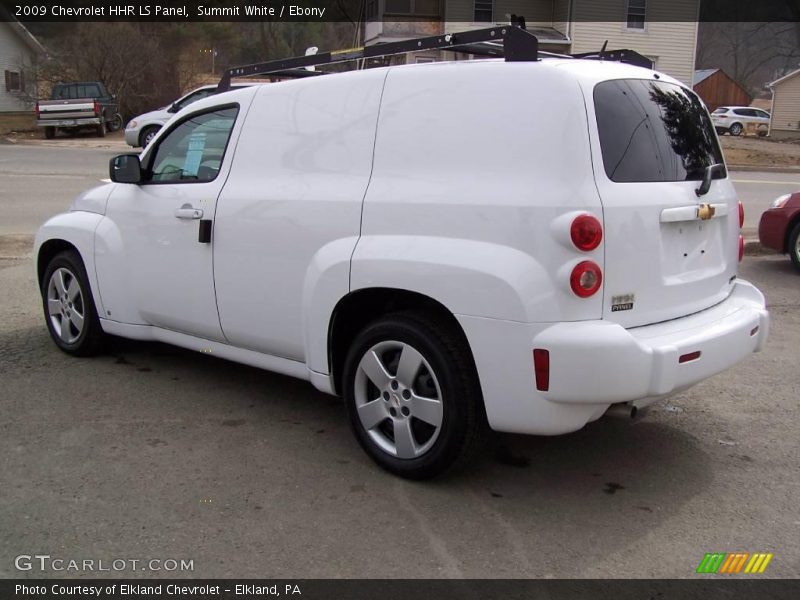 Summit White / Ebony 2009 Chevrolet HHR LS Panel