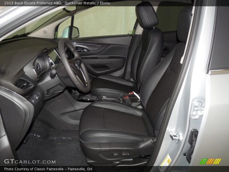 Front Seat of 2019 Encore Preferred AWD