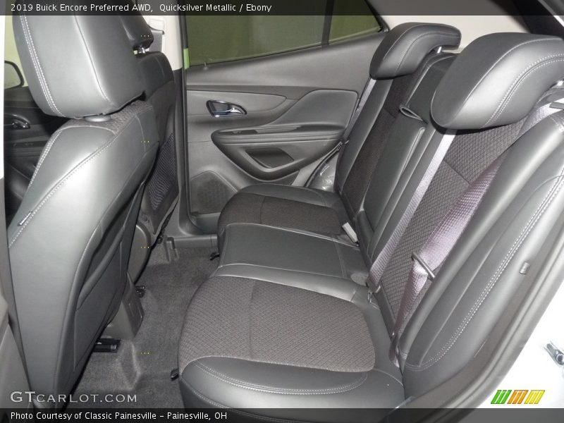 Rear Seat of 2019 Encore Preferred AWD