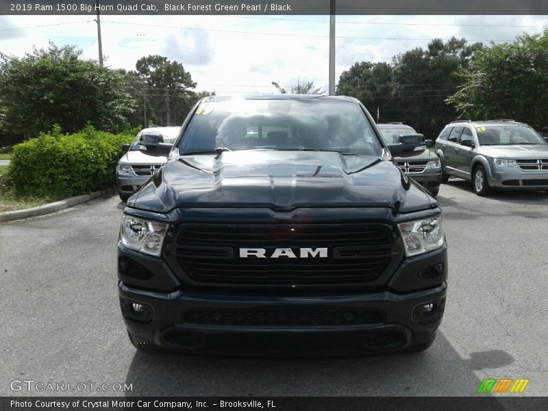 Black Forest Green Pearl / Black 2019 Ram 1500 Big Horn Quad Cab