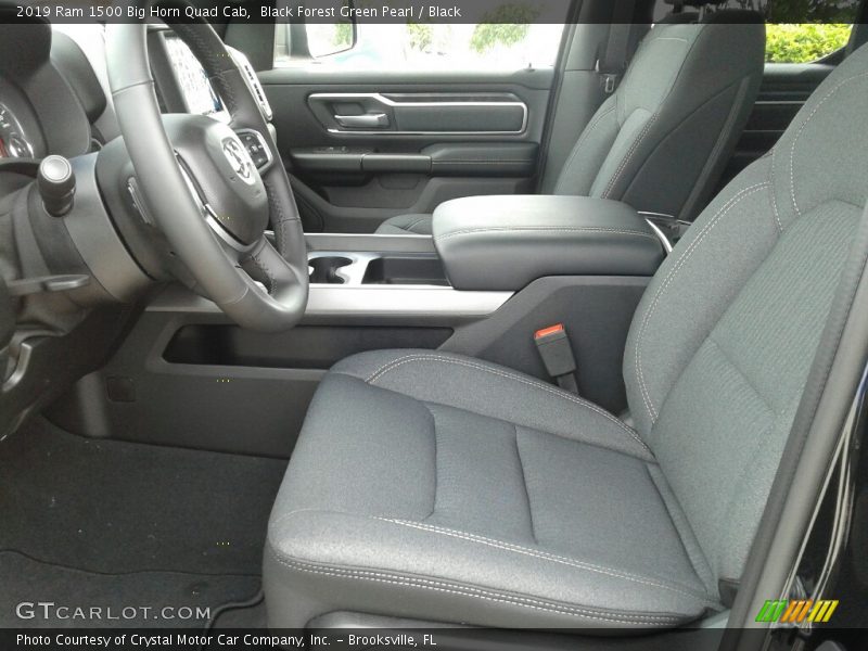 Black Forest Green Pearl / Black 2019 Ram 1500 Big Horn Quad Cab