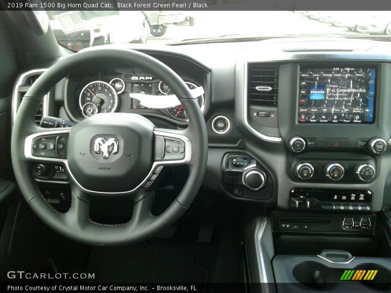Black Forest Green Pearl / Black 2019 Ram 1500 Big Horn Quad Cab