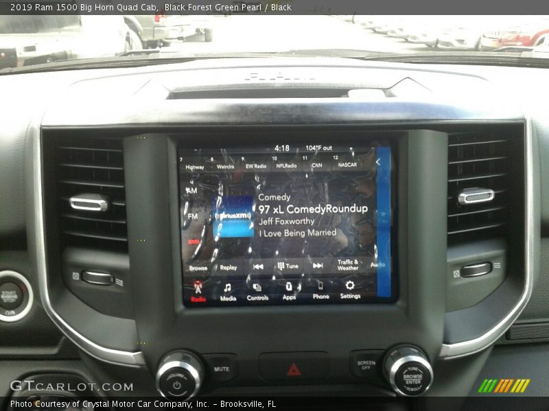 Black Forest Green Pearl / Black 2019 Ram 1500 Big Horn Quad Cab