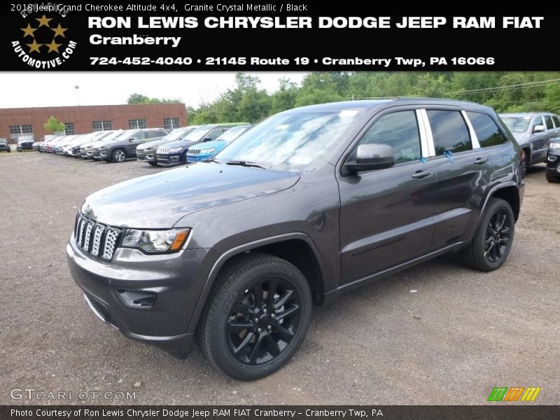 Granite Crystal Metallic / Black 2018 Jeep Grand Cherokee Altitude 4x4