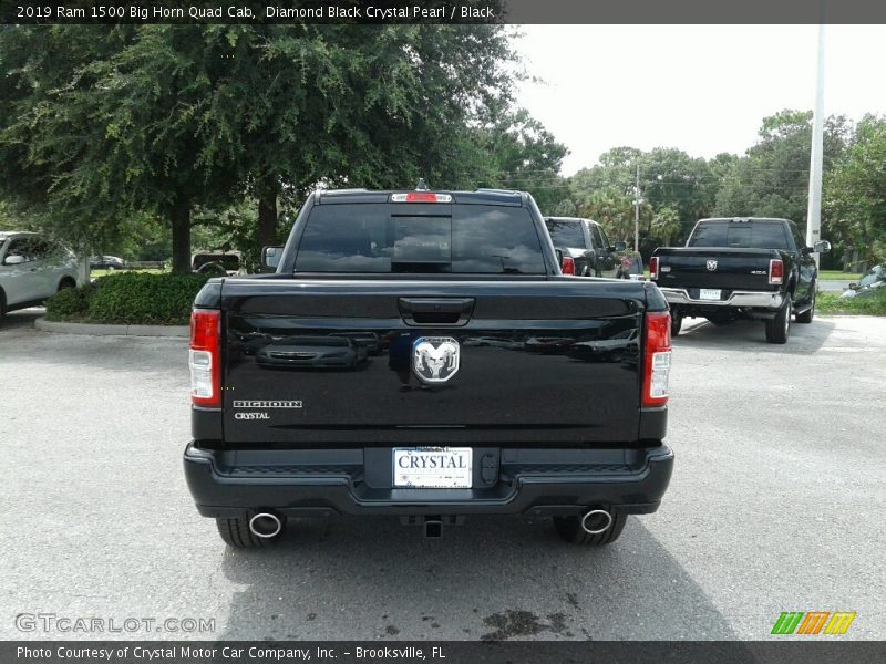 Diamond Black Crystal Pearl / Black 2019 Ram 1500 Big Horn Quad Cab