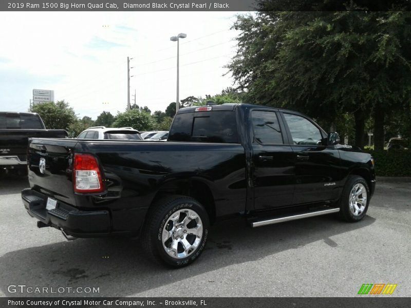 Diamond Black Crystal Pearl / Black 2019 Ram 1500 Big Horn Quad Cab