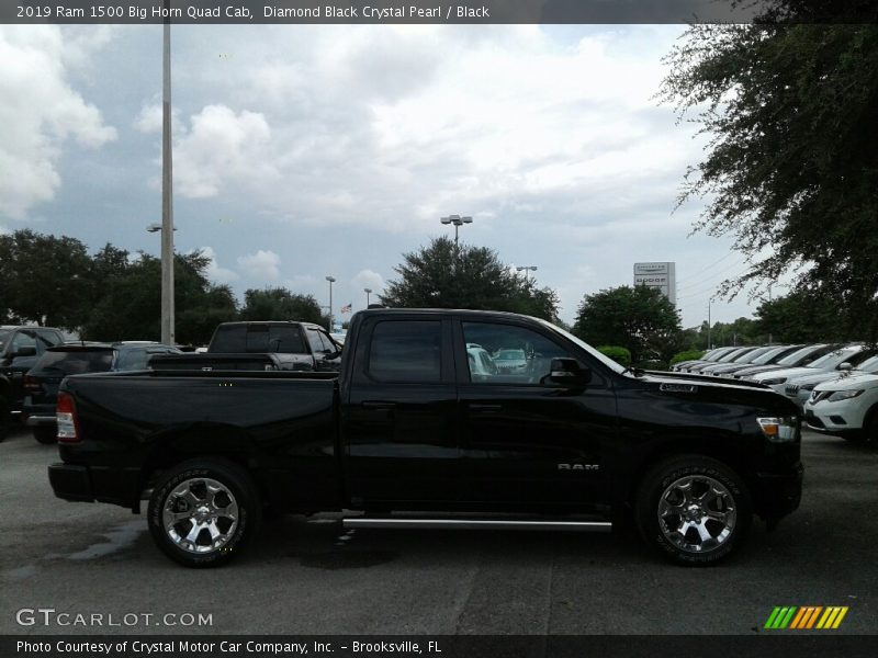 Diamond Black Crystal Pearl / Black 2019 Ram 1500 Big Horn Quad Cab