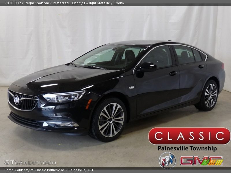 Ebony Twilight Metallic / Ebony 2018 Buick Regal Sportback Preferred