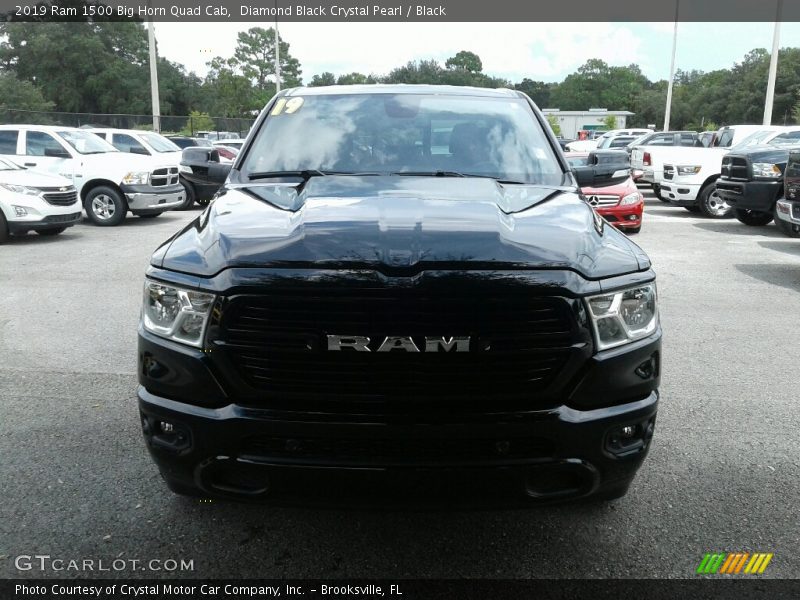 Diamond Black Crystal Pearl / Black 2019 Ram 1500 Big Horn Quad Cab
