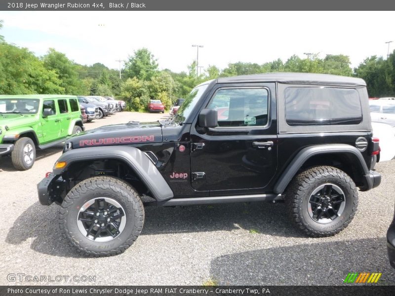 Black / Black 2018 Jeep Wrangler Rubicon 4x4
