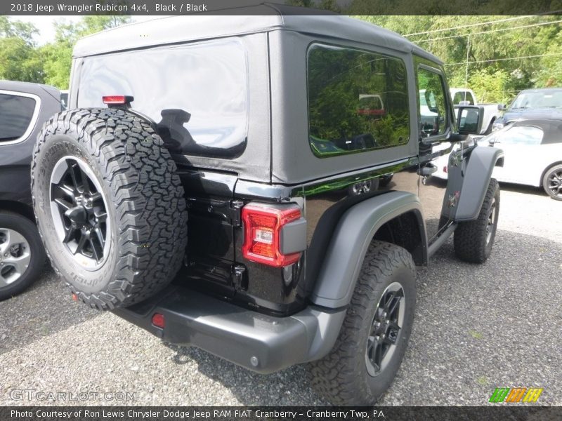 Black / Black 2018 Jeep Wrangler Rubicon 4x4