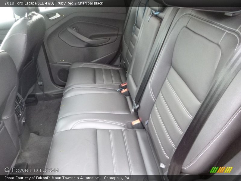 Ruby Red / Charcoal Black 2018 Ford Escape SEL 4WD