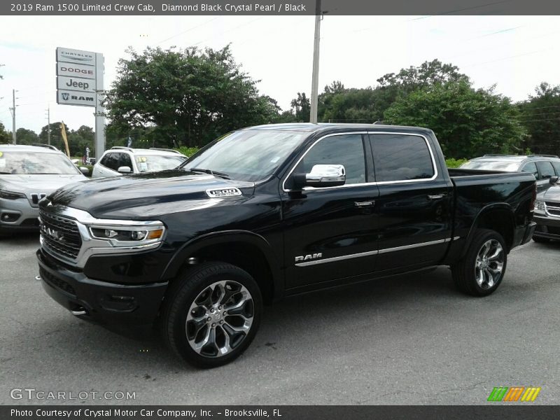 Diamond Black Crystal Pearl / Black 2019 Ram 1500 Limited Crew Cab