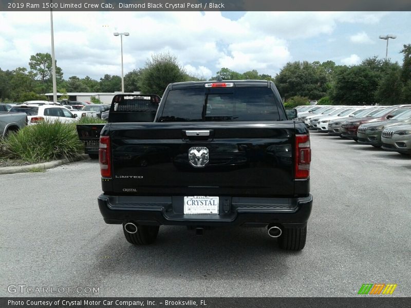 Diamond Black Crystal Pearl / Black 2019 Ram 1500 Limited Crew Cab