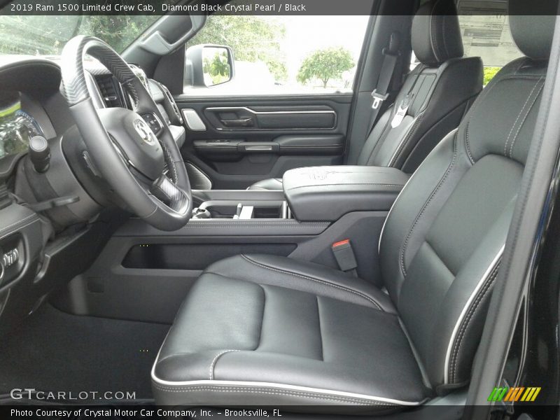 Front Seat of 2019 1500 Limited Crew Cab